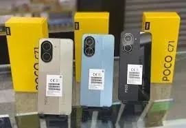 Xiaomi Poco C71 64 GB Preto verde e dourado  - Foto 5