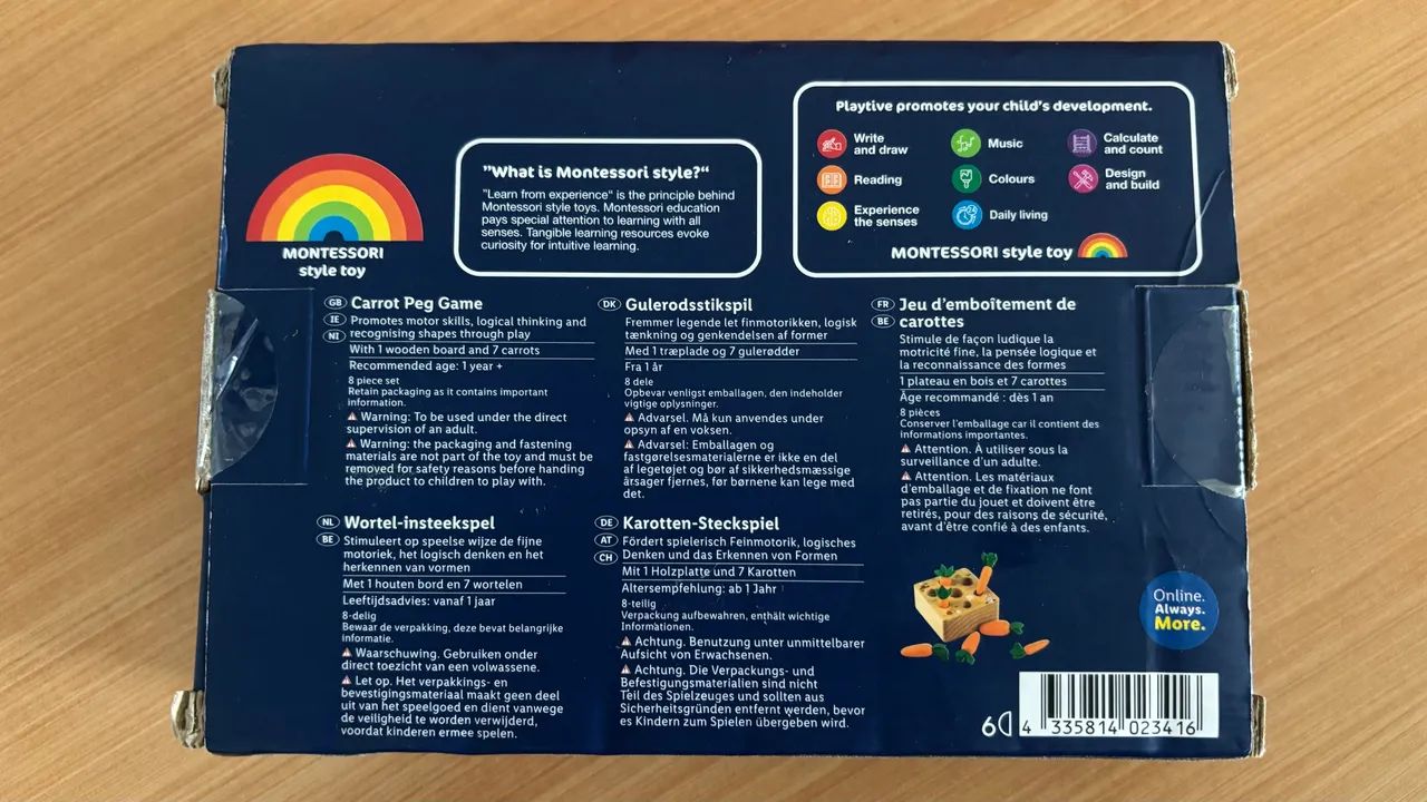 Brinquedo Educativo de Madeira - Foto 2