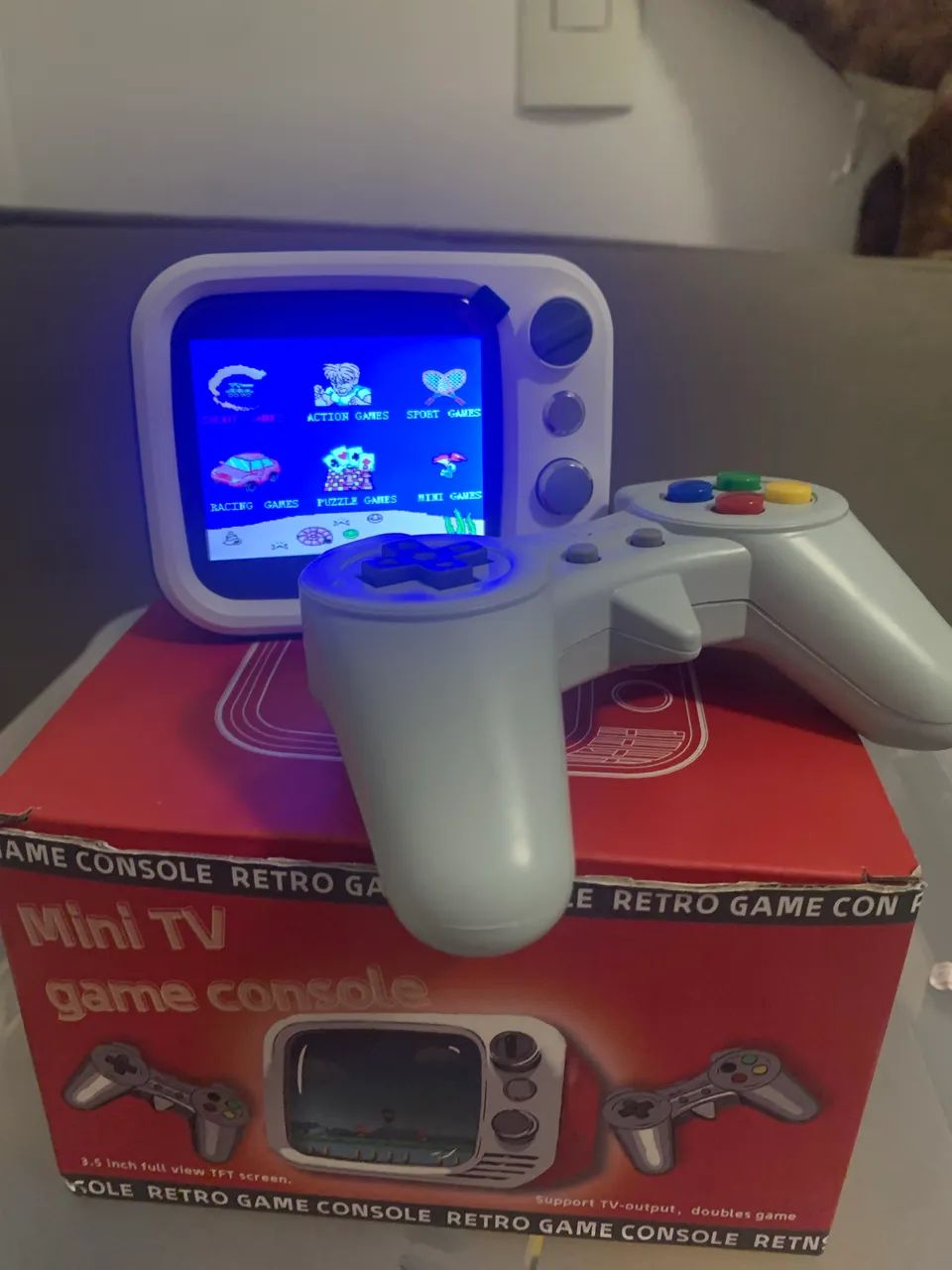Mini tv com jogos 8bits - Foto 3