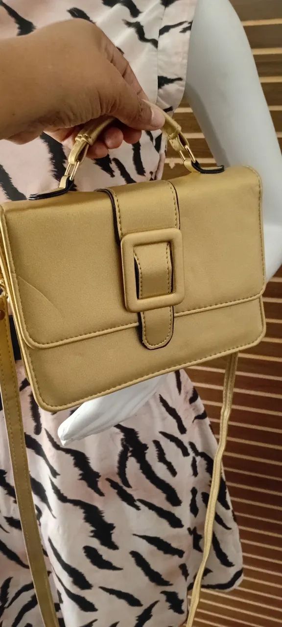 Bolsa Dourada usado em um único evento - Foto 2