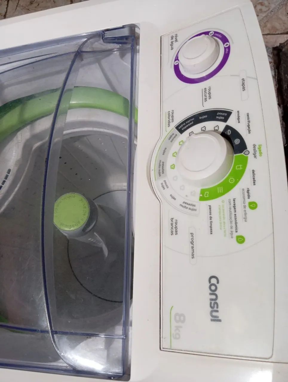 MÁQUINA DE LAVAR CÔNSUL 8KG SEMI NOVA ACEITO CARTÃO DOU GARANTIA FAÇO A ENTREGA  - Foto 6
