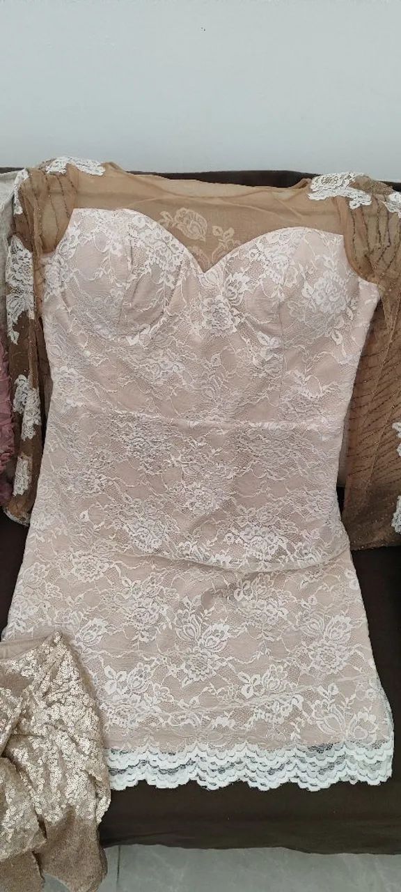 Lote de Vestidos de festas seminovos  - Foto 3