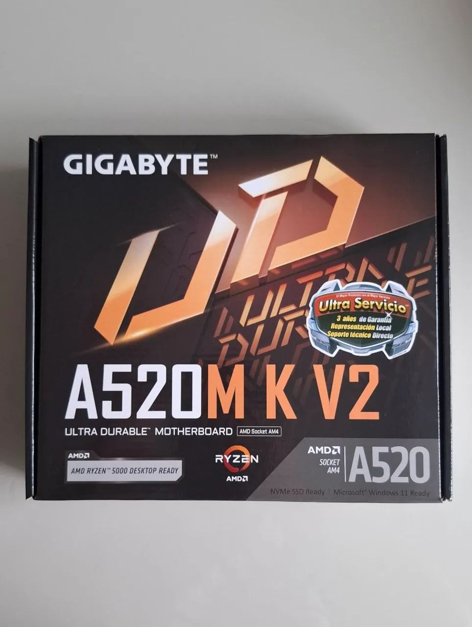 Placa-mãe Gigabyte A520M K Nova