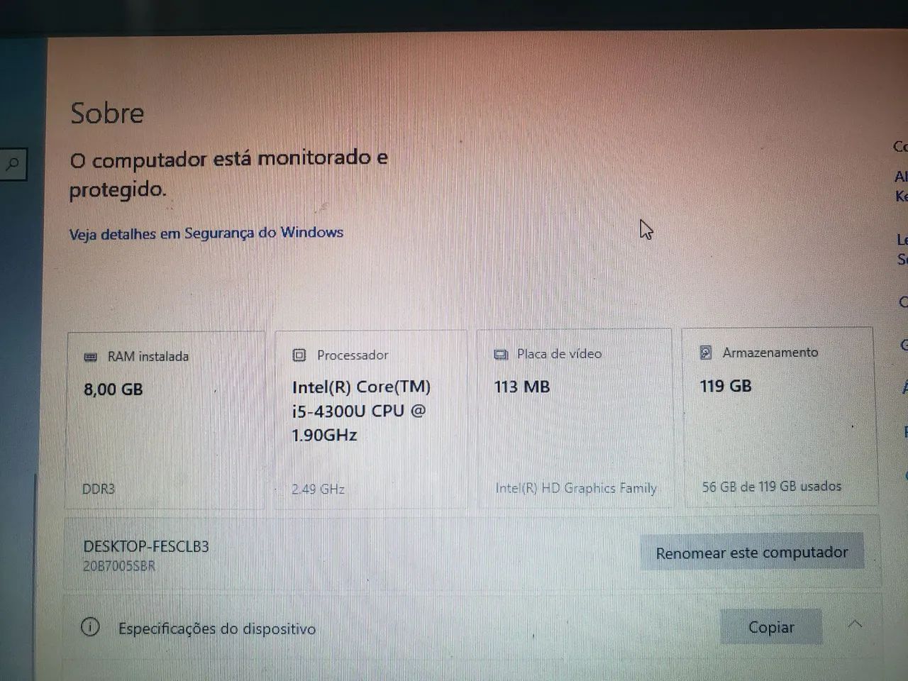 Notebook Lenovo T440 I5 - Foto 4