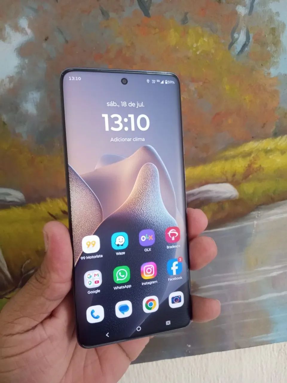 Motorola Edge 60 Fusion 256GB Cinza 5G 8GB RAM 6,7" Câm. Dupla + Selfie 32MP