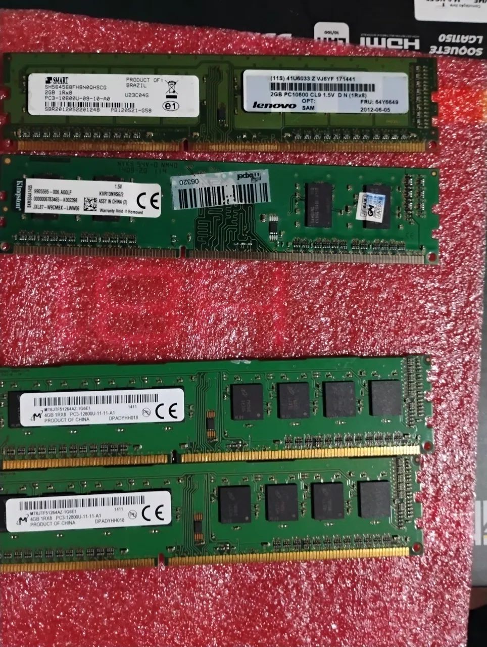 Memória ram ddr3 