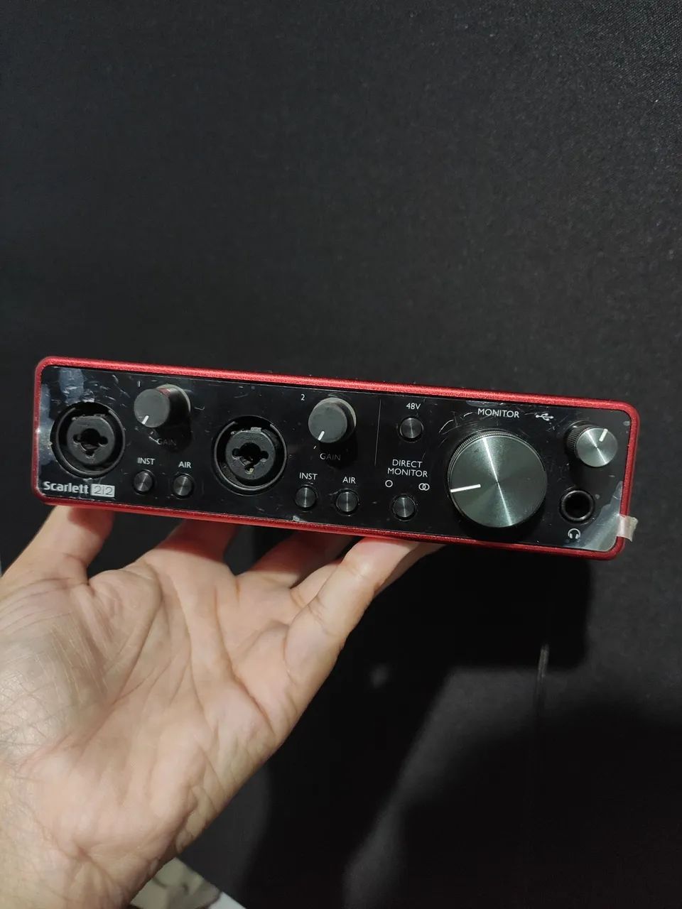 Interface de áudio Focusrite 2i2