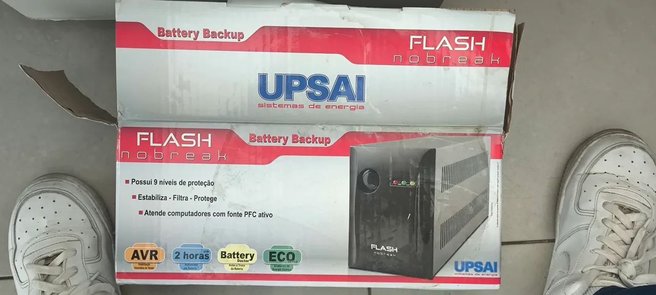Flash Nobreak da Upsai - Bateria - Foto 2