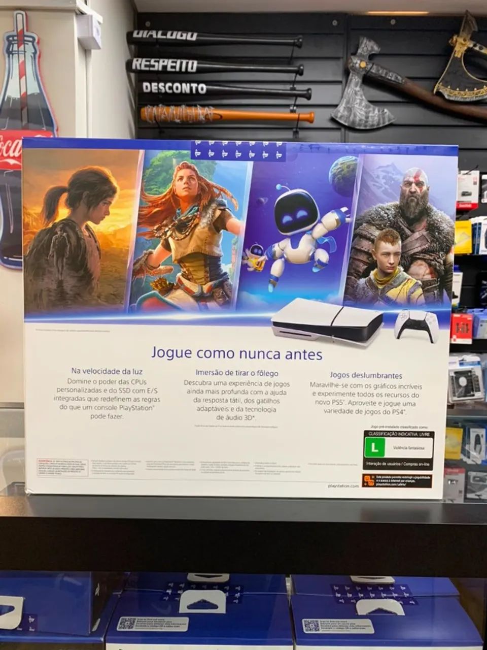 PS5 NOVO LACRADO 1TB COM LEITOR  - Foto 4