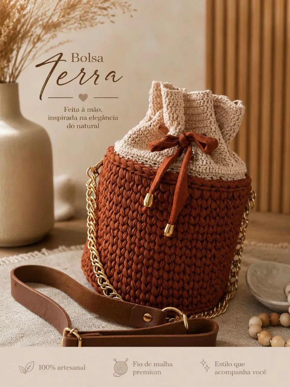 Bolsa em crochê 