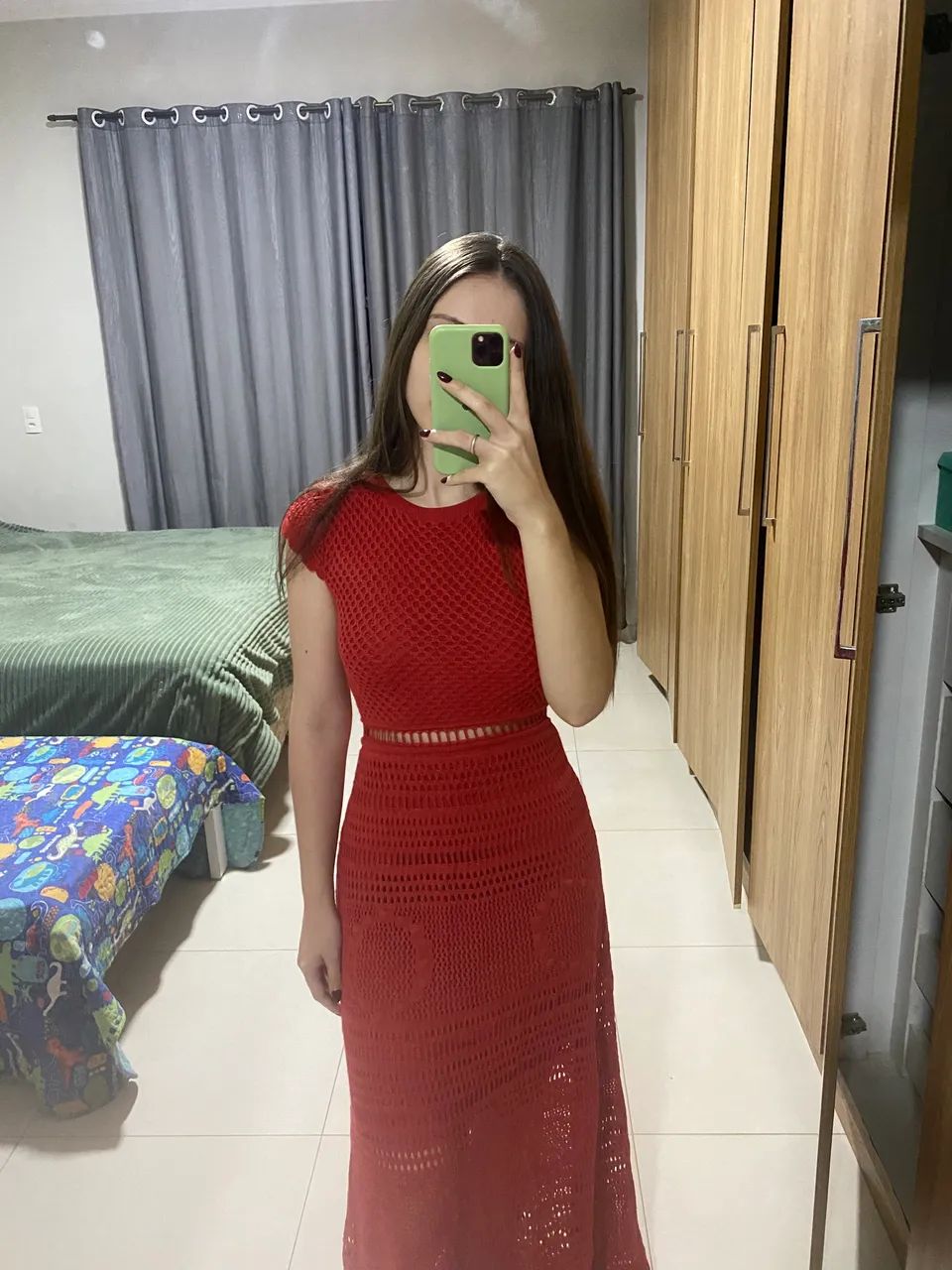 Vestido longo de crochê  - Foto 3