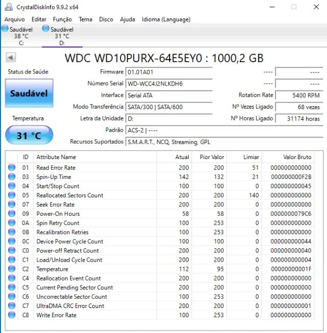 HD WD Purple - 1 Tera - Foto 4