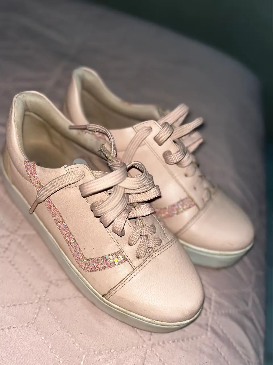 Tenis Rosa numero 35