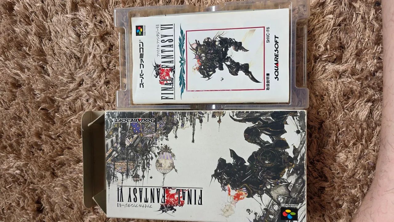 Final Fantasy VI Japonês Super Nintendo ORIGINAL - Jogos de Vídeo