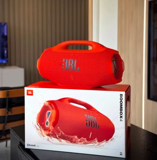 JBL BOOMBOX 4 LARANJA NOVA NA CAIXA 