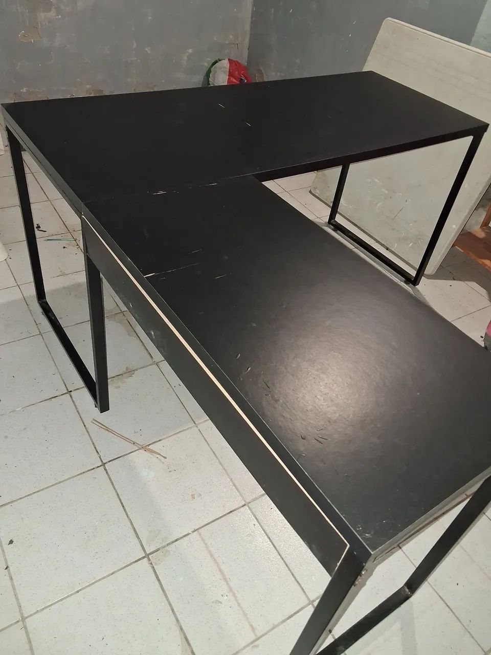 Mesa de Escritório Industrial em L - Foto 2