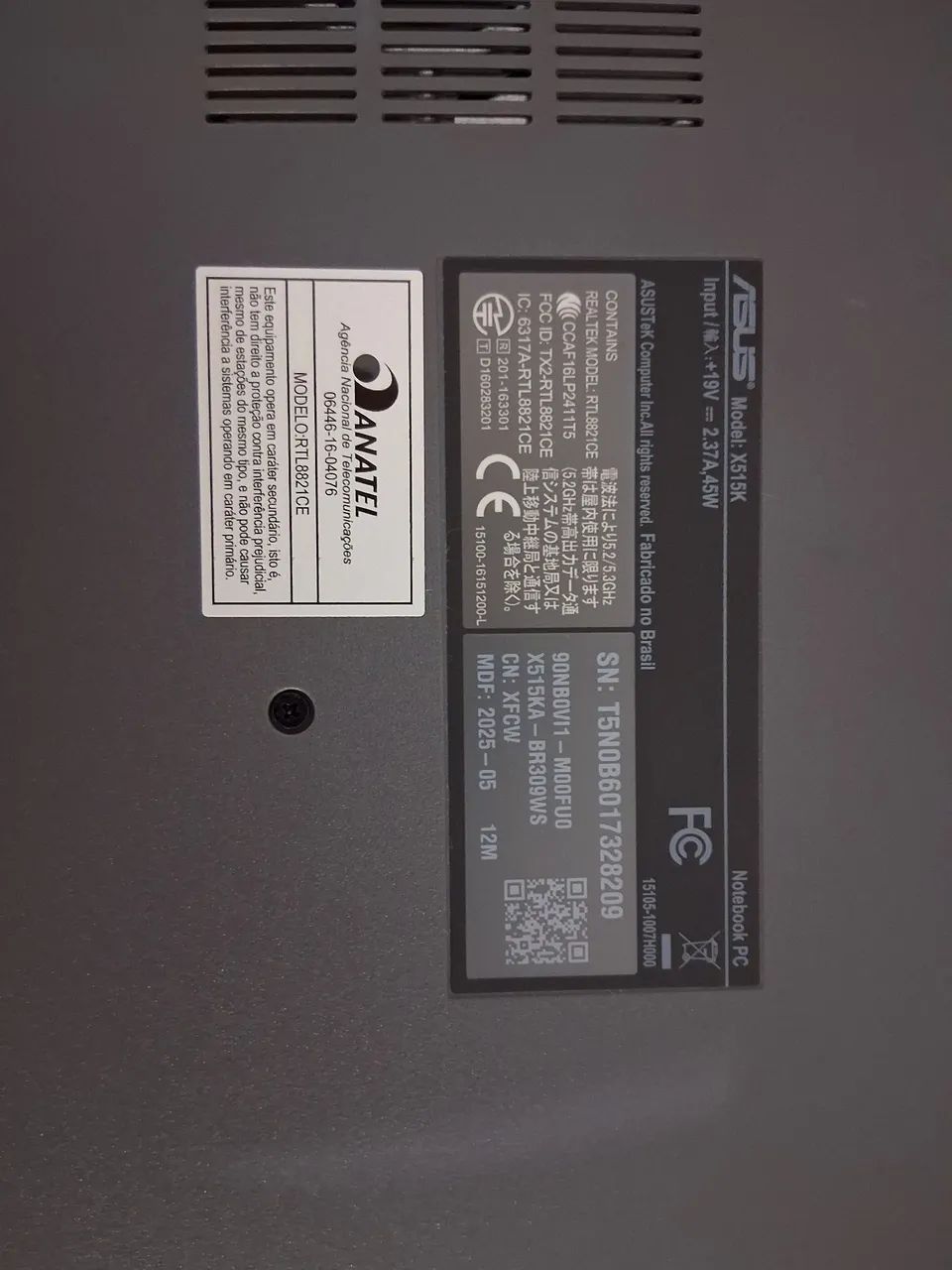 Notebook Asus X515K funcionando tudo - Foto 4