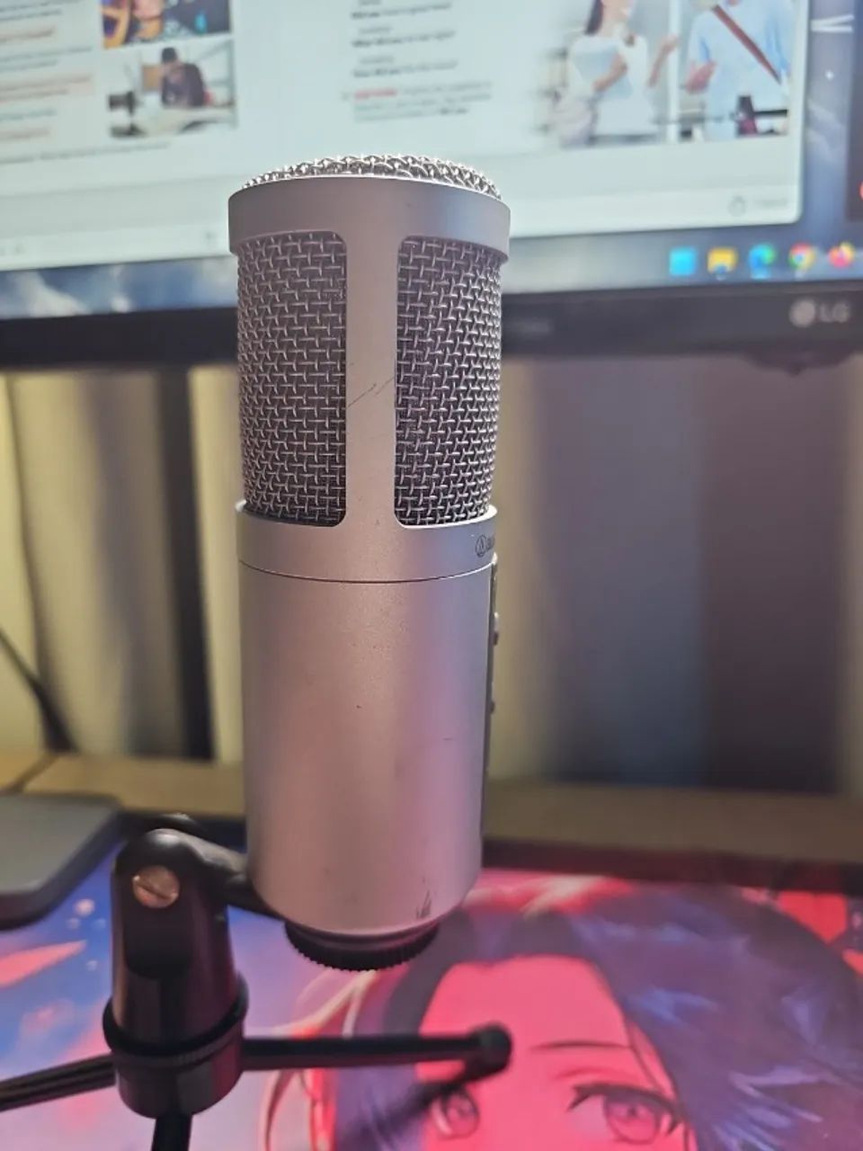 microfone condensador Audio Technica ATR2500 usb - Foto 4