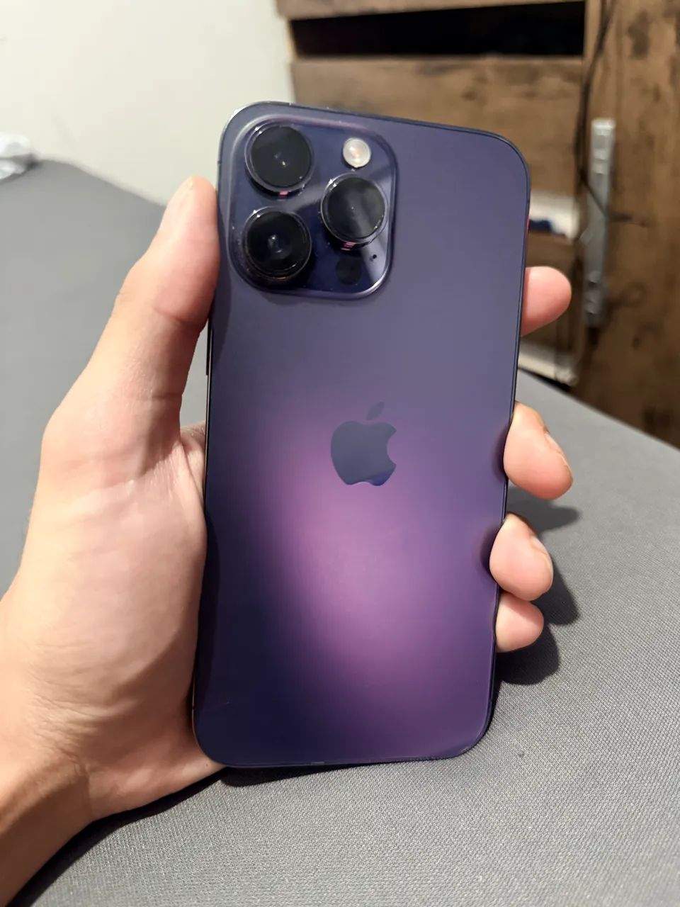 iPhone 14 Pro パープル 256 GB バッテリー100% Iphone 14 Pro Max 256gb (100% bateria) aceito trocas - Celulares e
