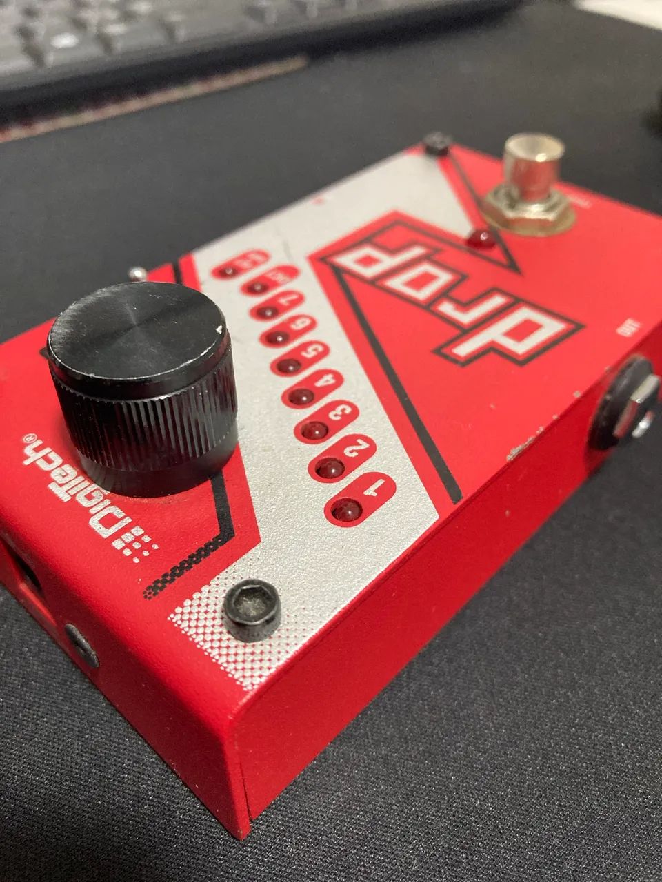 Pedal de efeito DigiTech drop vermelho - Foto 5