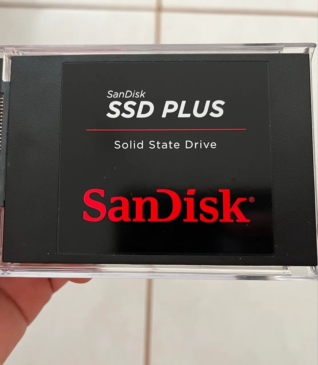 SSD Sandisk Plus 2tb Sata3 2.5 7mm Sdssda-2t00 - Preto