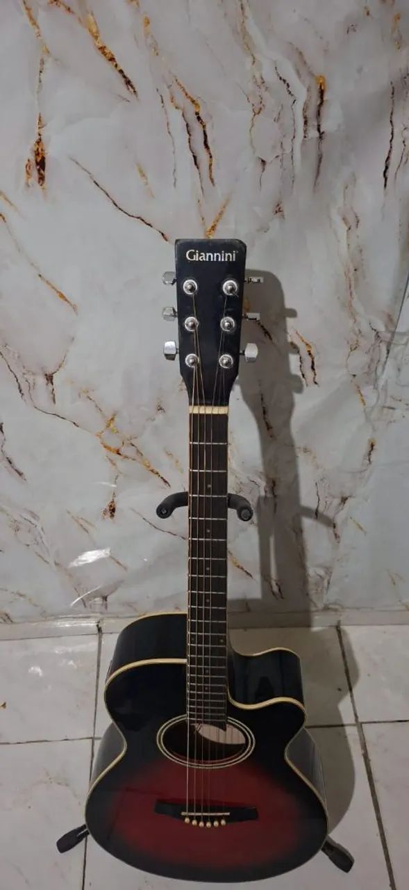 Belíssimo violão Giannini elétrico  - Foto 2