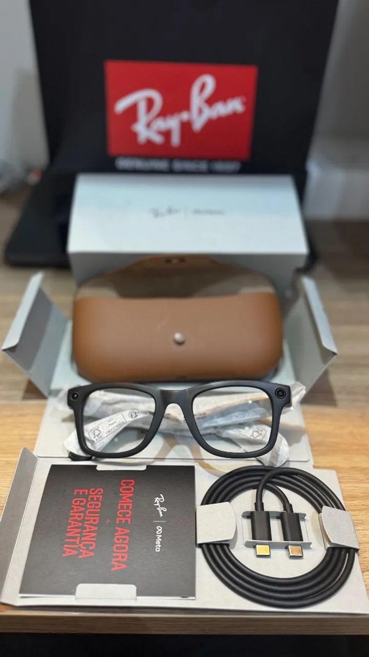 Óculos Inteligentes Ray-Ban Meta Wayfarer Gen 2 - Lentes Transitions  - Foto 4