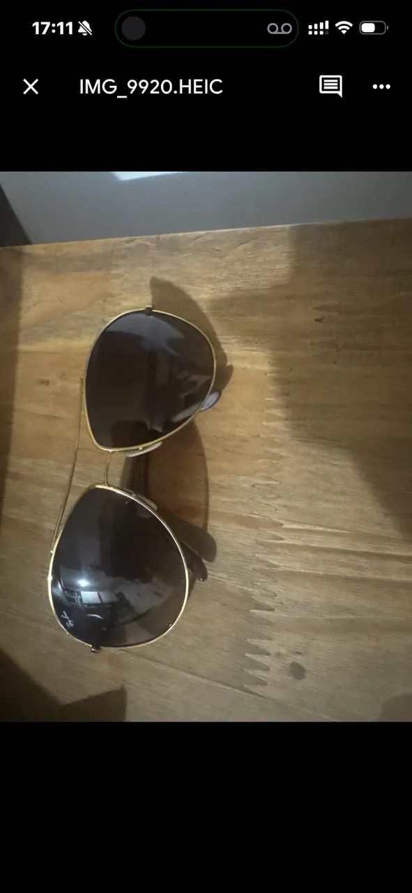 oculos aviador original lente nova  - Foto 2