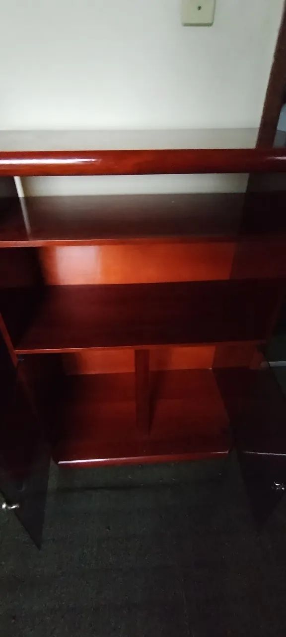 Rack estante para TV com armário e prateleiras - Foto 3