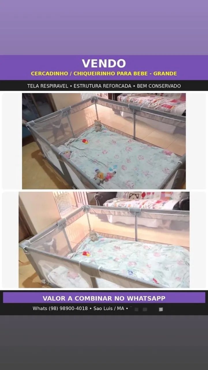 Cercadinho de bebê/ chiqueirinho.