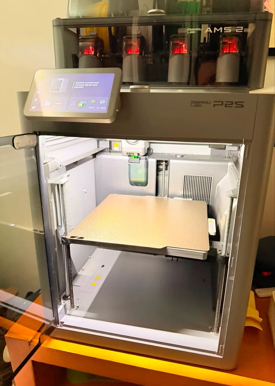 Impressora 3d Bambu Lab P2S com AMS - Foto 2