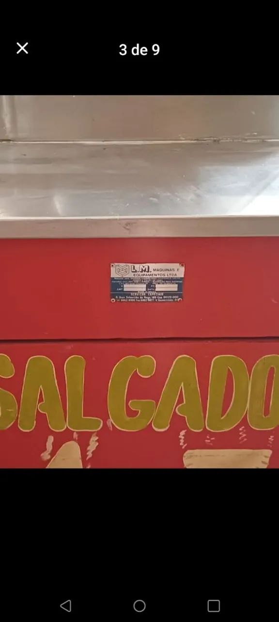VENDE SE CARRINHO DE SALGADOS, COM ESTUFTA ELETRICA.  - Foto 4