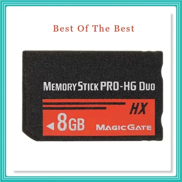 Pro Duo 8GB Memory Stick PSP Cartão De Memória E Câmera