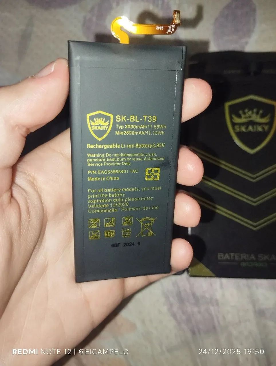 Bateria Skaiky - Foto 3
