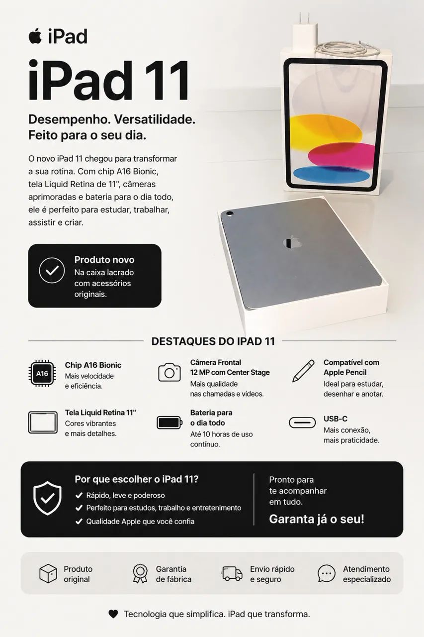 Vende- se ipad 11 100%? - Foto 2