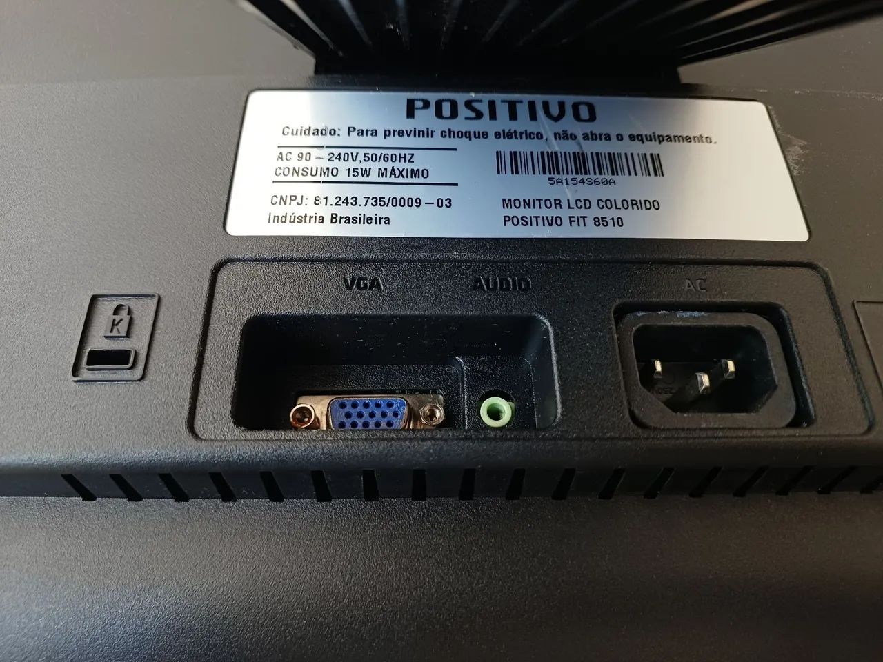 Monitor Positivo Fit 8510 18,5" com Áudio  - Foto 3