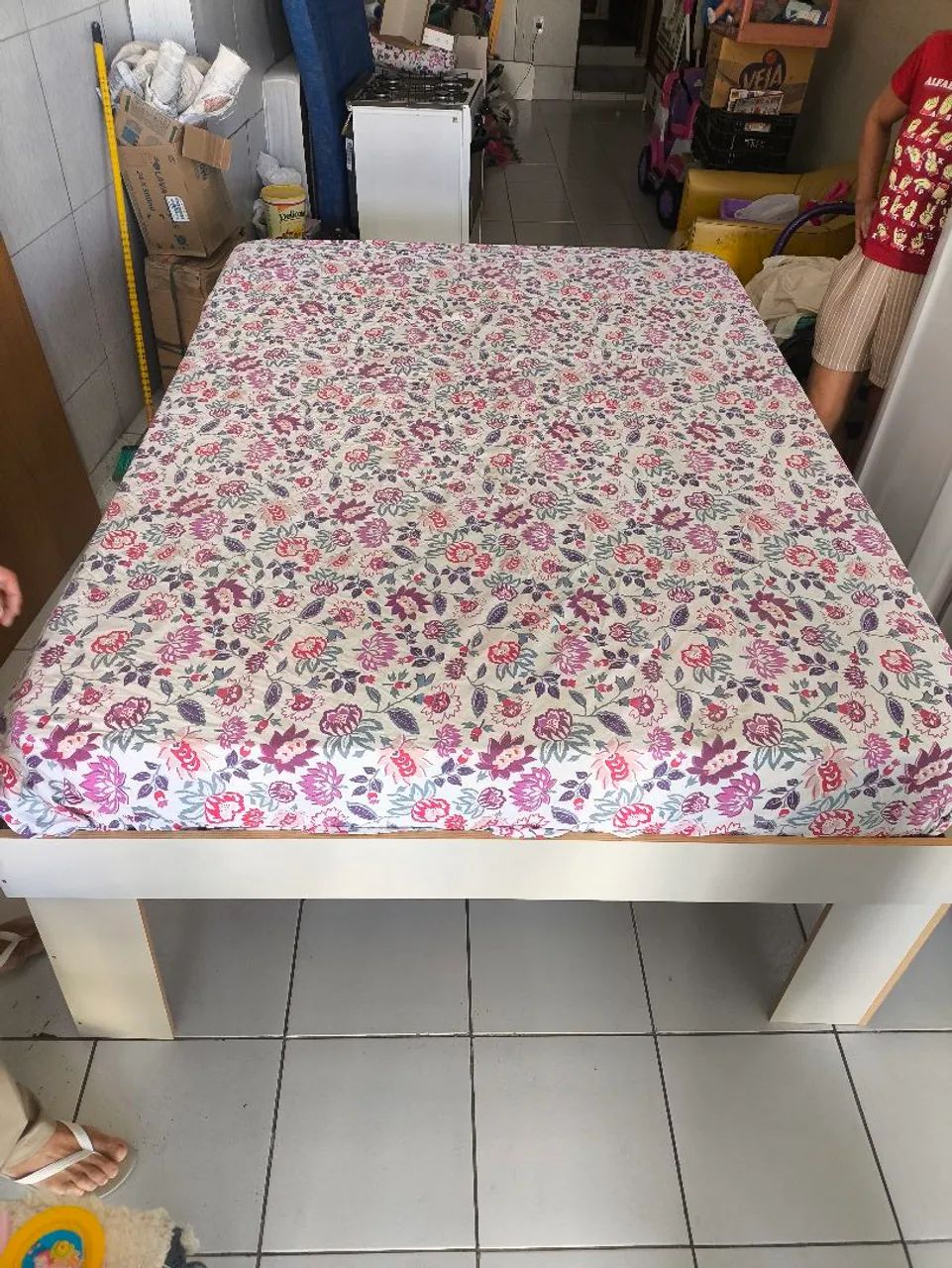 Cama Casal/Quenn (MDF) + Colchão de casal - Foto 5
