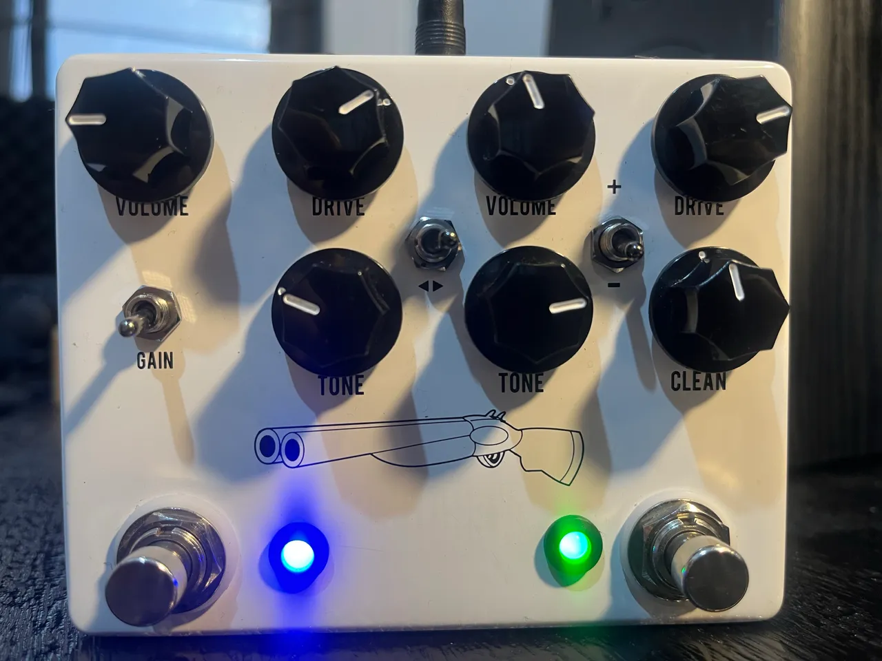 Pedal Ly Rock Seet Tea V3 overdrive distortion 2 em 1 analógico