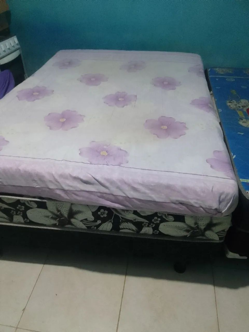 Cama box com base e colchão  - Foto 5