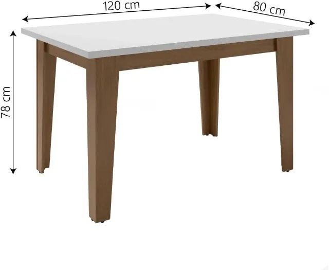Mesa Tok Com 4 Cadeiras Off-White - Foto 2