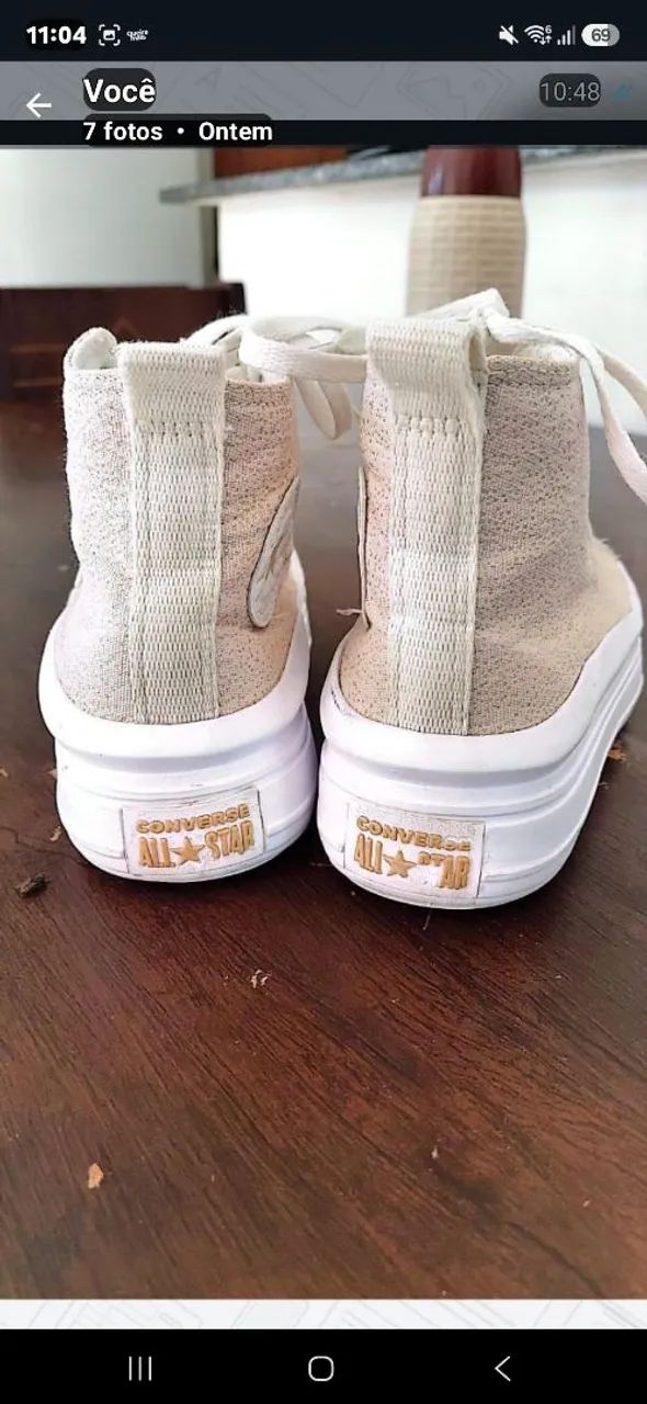 All star cano longo e solado robusto - Foto 4