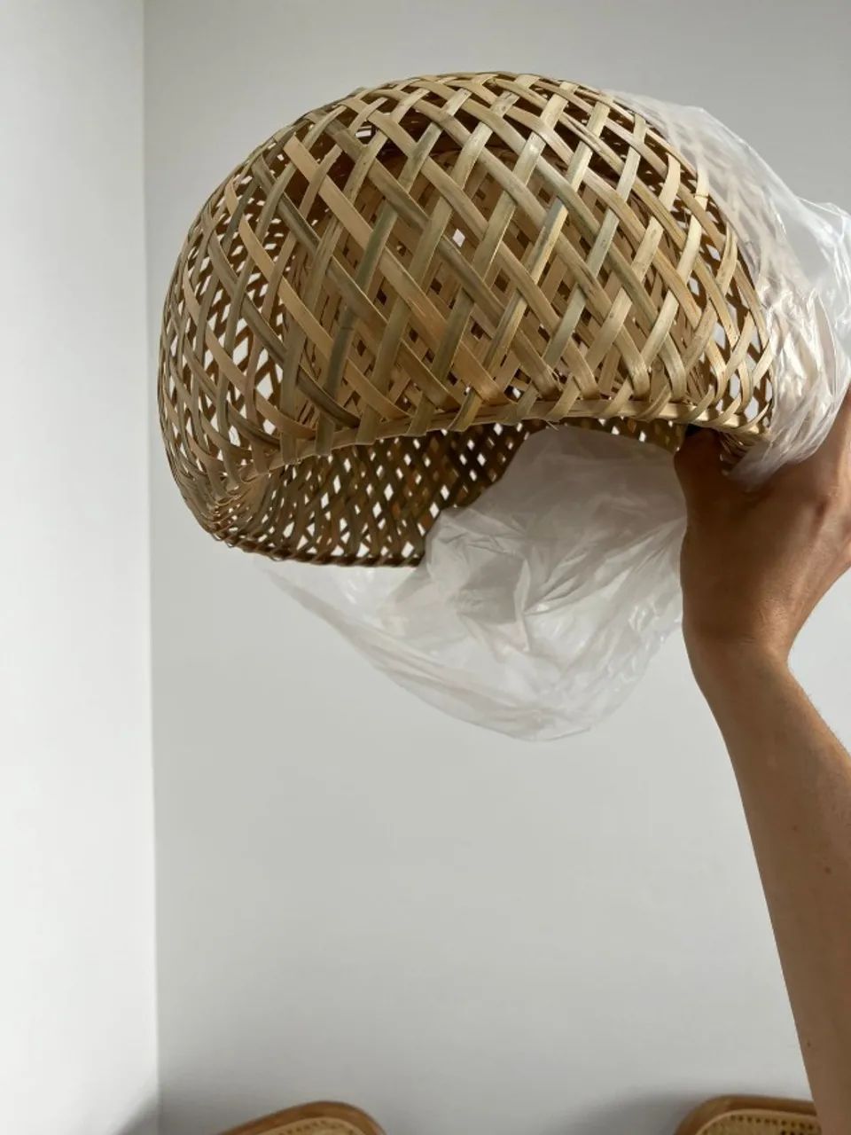 Pendente natural Bambu marrom - Foto 3