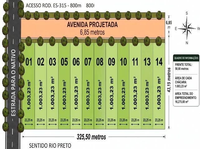 CHACARÁ COM FINANCIAMENTO PRÓPRIO 
