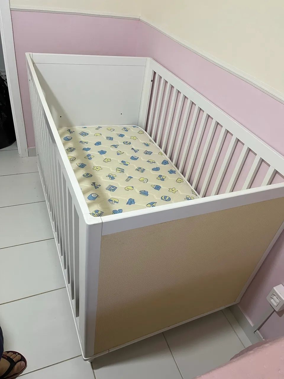 Berço mini cama + colchão  - Foto 2