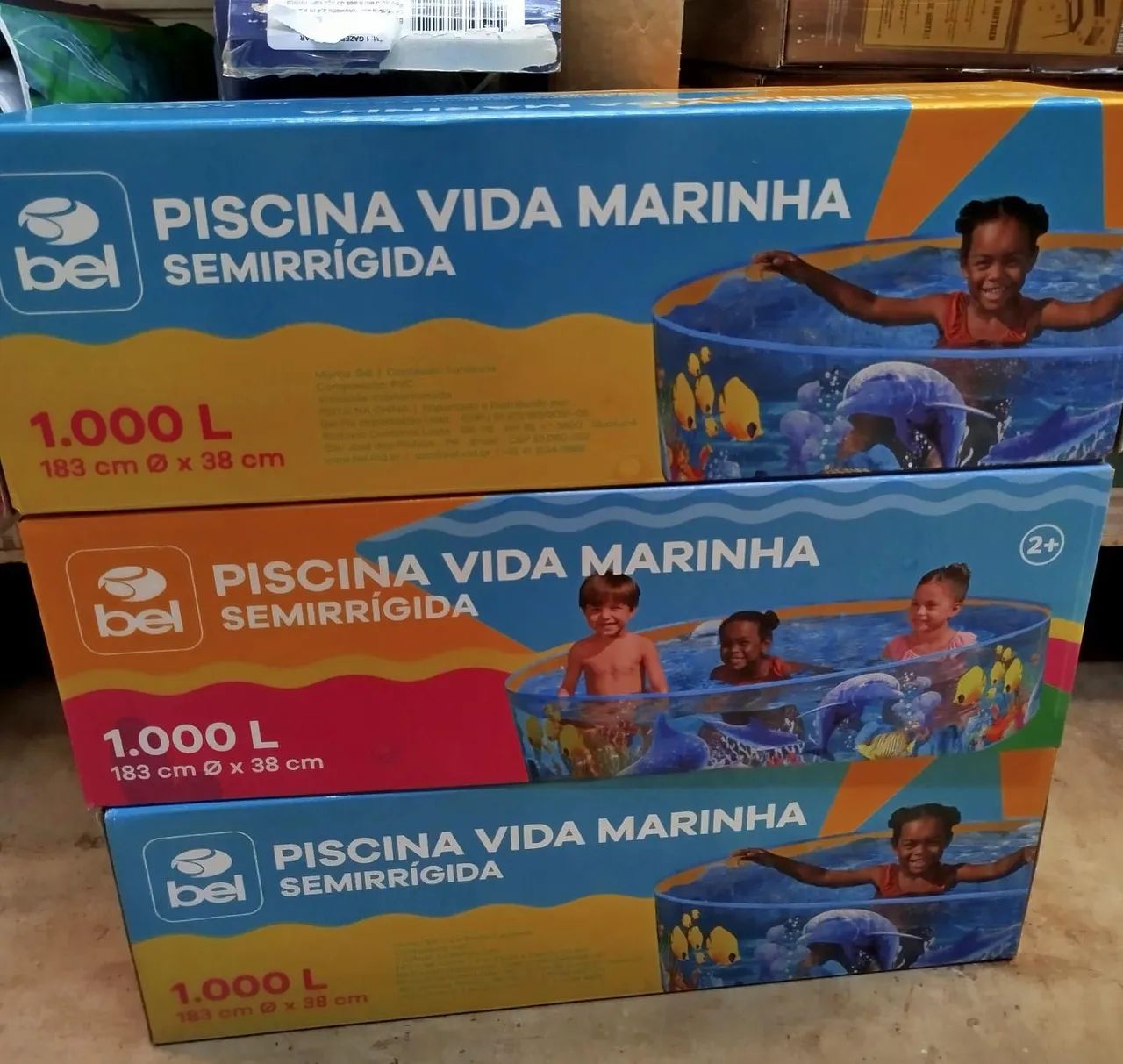 Piscina infantil de 1000( mil) litros nova na caixa. - Foto 4