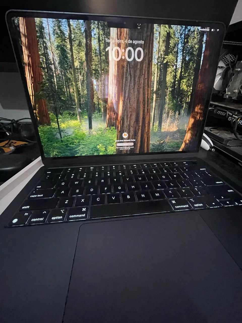 MacBook Air m2 16 gb versão midnight  - Foto 2