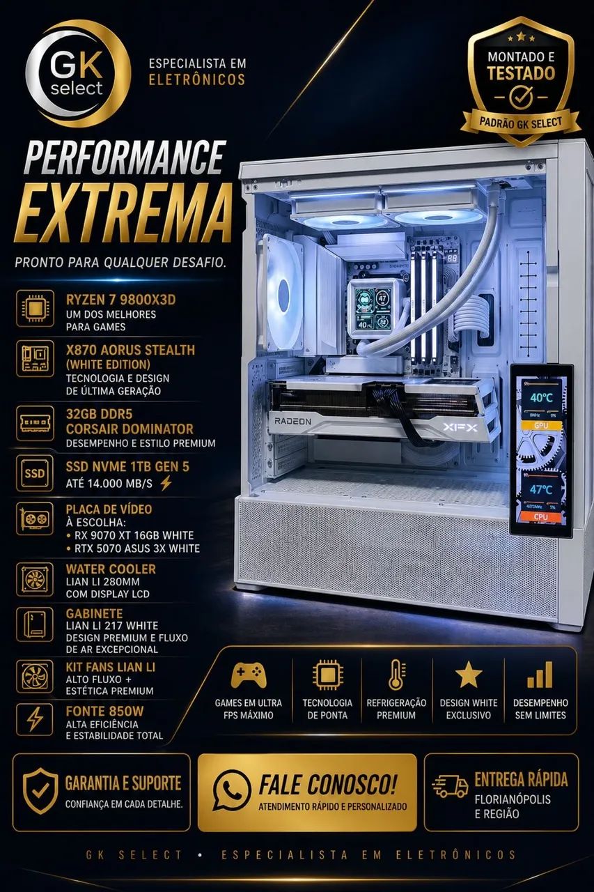 Pc gamer ryzen 7 7800x3d lian li