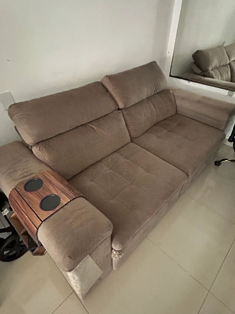 Sofá rattan 3 lugares  - Foto 2