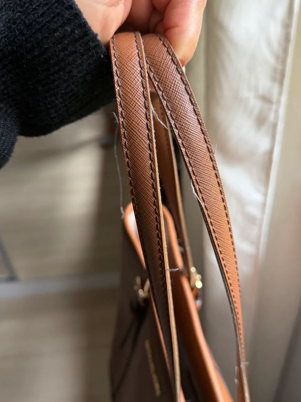 Bolsa Michael Kors Original - Tote Marrom/Couro - Linda e Conservada - Foto 5