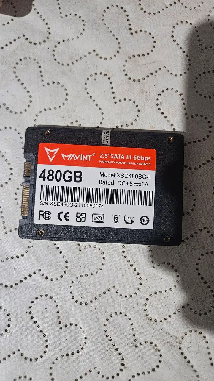 SSD 480 GB MAVINT (SAUDE 100%) - Foto 2